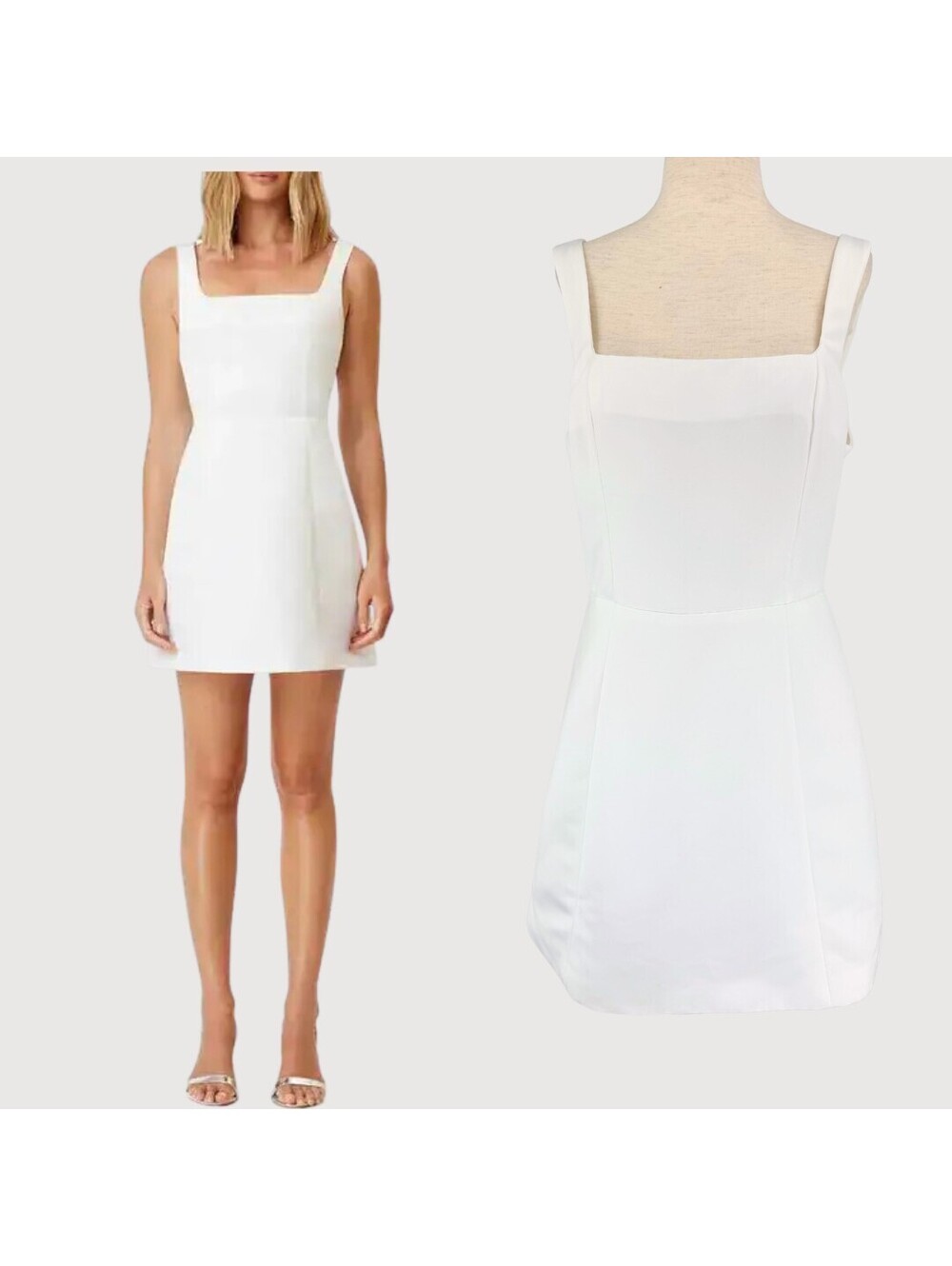 Revolve ELLIATT Amelie Square Neck Cocktail Mini Dress